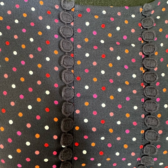 Talbots Navy, Multicolor Dot Dress - Picture 4 of 11